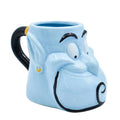 Taza Azul Fun Kids Disney Clasicos Aladdin Genio de la lampara Ceramica 300ml