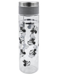Botella de tritan Magia Nostálgica de 400ml con diseño vintage de Minnie Mouse en blanco y negro, edición Disney 100.