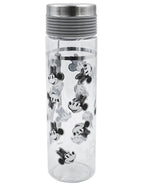 Botella de tritan Magia Nostálgica de 400ml con diseño vintage de Minnie Mouse en blanco y negro, edición Disney 100.