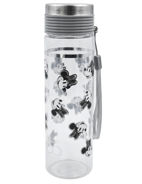 Botella de tritan Magia Nostálgica de 400ml con diseño vintage de Minnie Mouse en blanco y negro, edición Disney 100.