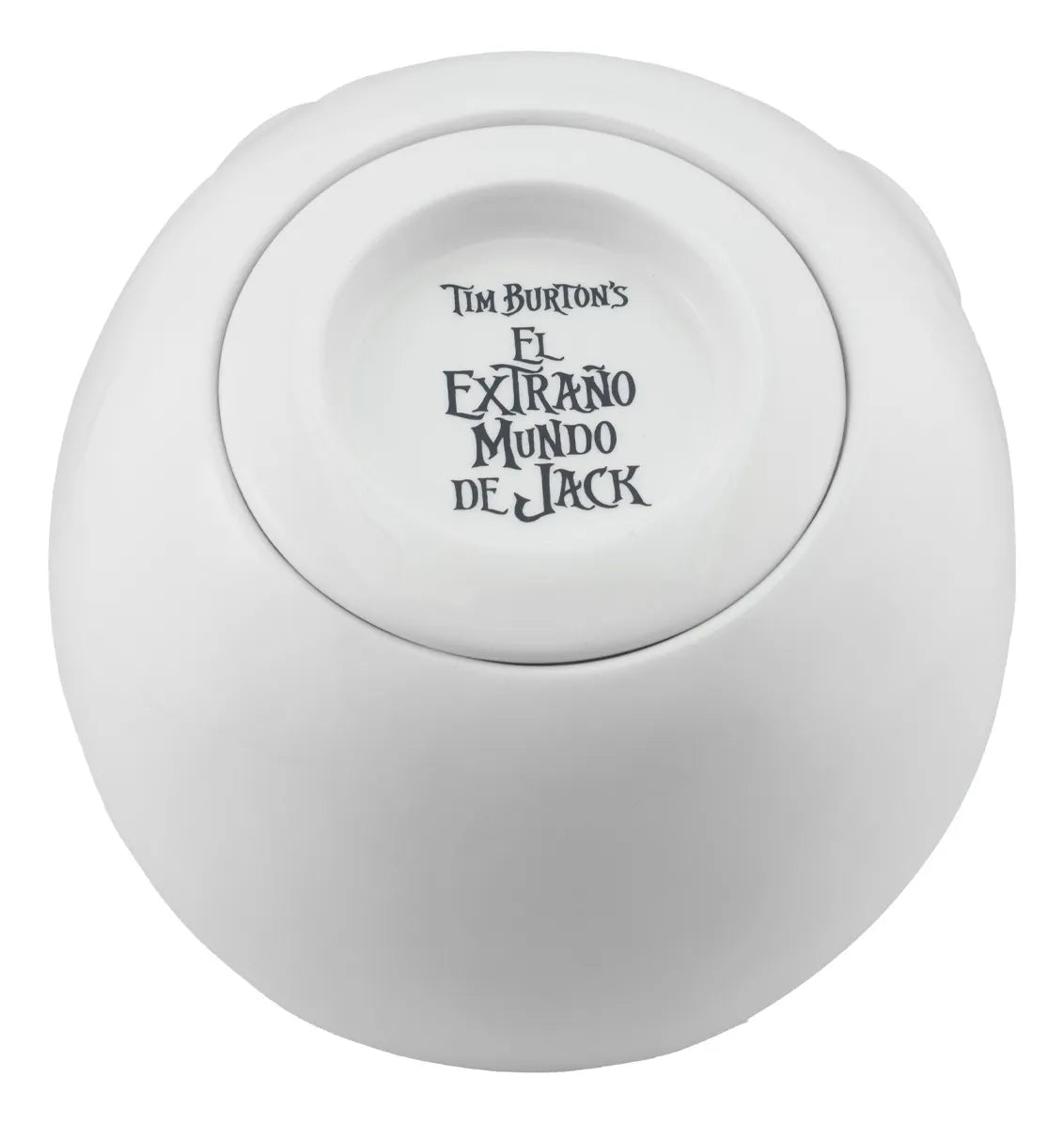 Galletero de cerámica Magia Nostálgica con diseño 3D del rostro de Jack Skellington de El Extraño Mundo de Jack