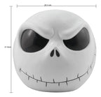 Galletero de cerámica Magia Nostálgica con diseño 3D del rostro de Jack Skellington de El Extraño Mundo de Jack