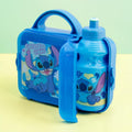 Lonchera infantil Magia Nostálgica de Stitch en color azul con botella de plástico de 473ml incluida